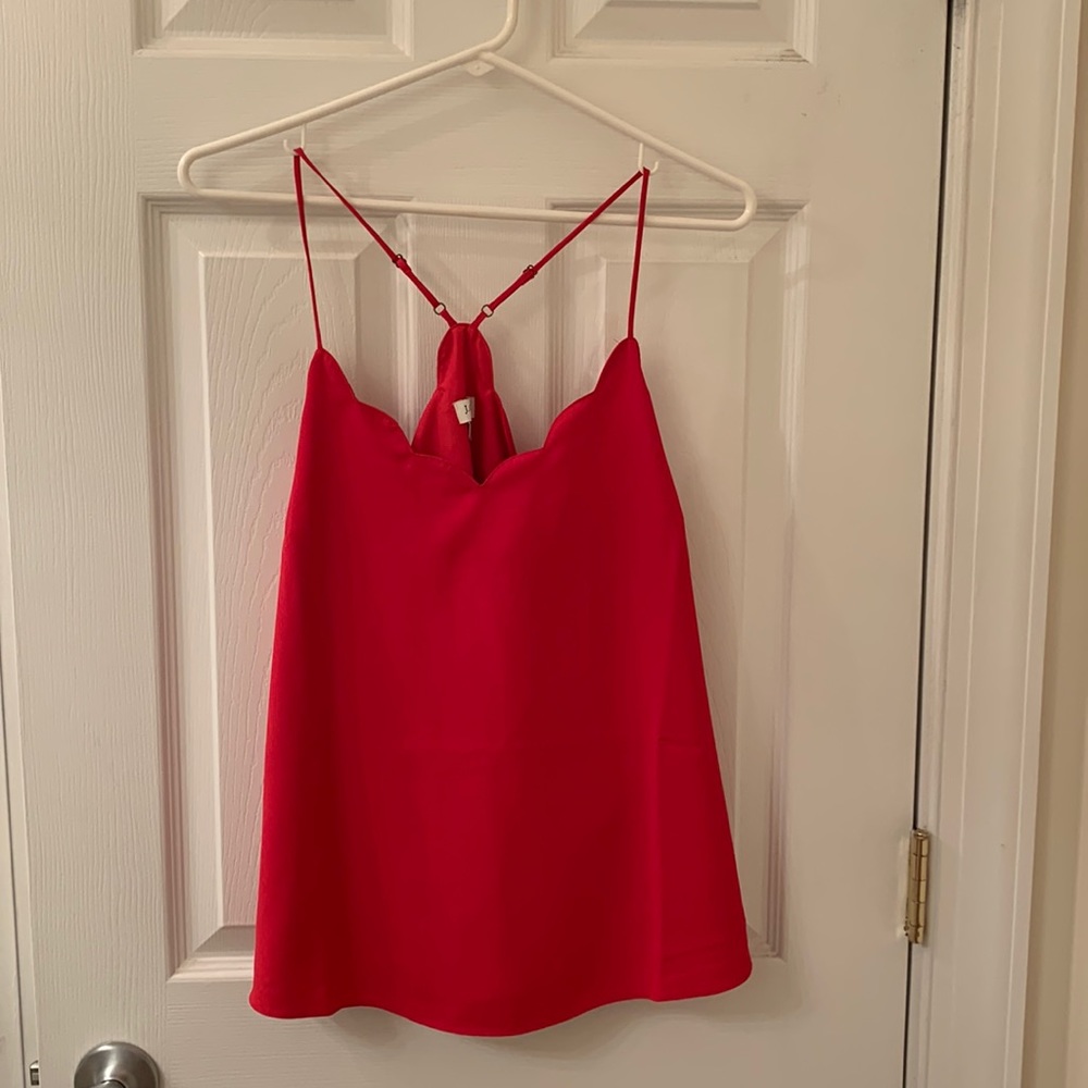 J. Crew Scalloped Top